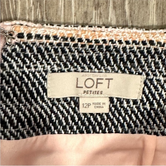 Loft Striped Skirt, 12P - Picture 7 of 9